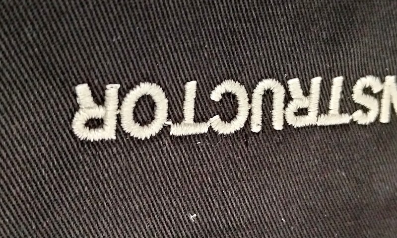 Right chest embroidery